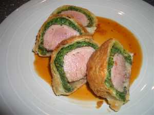 <b>Individual Dishes</b>
<br>Lamb Fillet, mustard & herb crust.